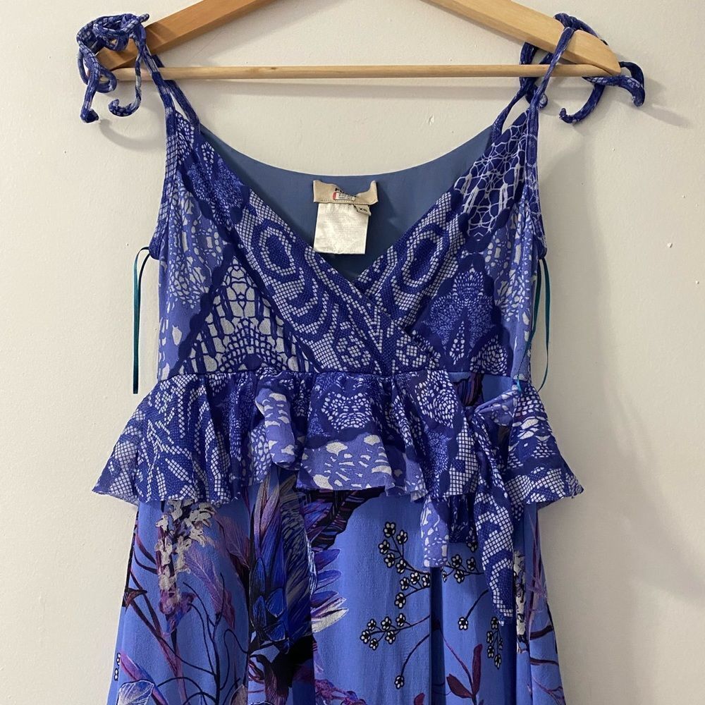 Fuzzilavender Patchwork Wrap Dress - image 5